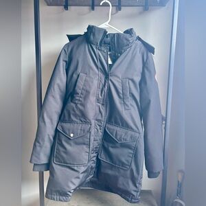 Maralyn & Me Black Jacket with Faux Fur Trim NWOT